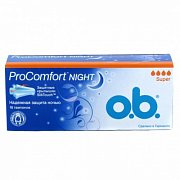o.b. Procomfort Night Тампоны ночные Super 16 шт. o.b. Procomfort Night Тампоны ночные Super 16 шт.