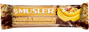 Musler Батончик Мюсли Банан-шоколад с цельными злаками 30 г