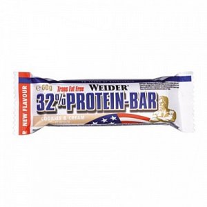Weider 32% Protein Bar Крем и печенье батончик 60 г