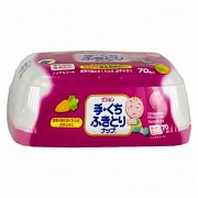 Pigeon Влажные салфетки для рук и лица контейнер 70 шт.