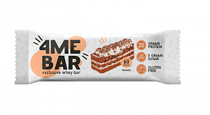 Батончик протеиновый 60г тирамису 4Me Nutrition 4me Bar Tiramisu