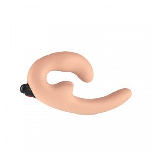 Страпон С Вибрацией Ff Sharevibe Бежевый