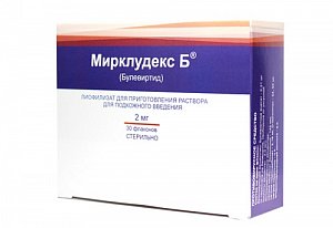 Мирклудекс Б  лиофилизат для приготовления раствора для подкожного введения 2 мг ампулы 30 шт.