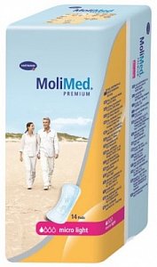 MoliMed Premium Micro Light Прокладки урологические для женщин 14 шт.