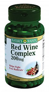 Nature`s Bounty Комплекс красного вина капсулы 200 мг 60 шт. (БАД)