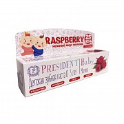 PresiDENT Baby Зубная паста детская Малина от 0 до 3 лет 30 мл PresiDENT Baby Зубная паста детская Малина от 0 до 3 лет 30 мл