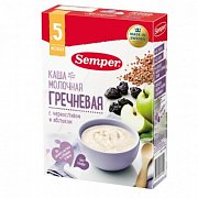 Semper Каша молочная Гречневая с черносливом и яблоком с 5 мес. 200 г