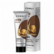 Consly Пенка кремовая для умывания восстанавливающая с муцином улитки 100мл