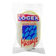 Mia Logex Губка банная с массажным слоем овальная