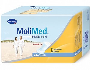 MoliMed Premium midi Прокладки урологические женские 14 шт.