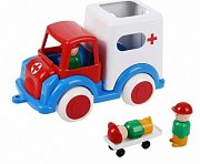 Форма Машинка Скорая помощь С-61-Ф с 3 фигурками