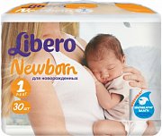 Libero Подгузники baby софт NewBorn 2-5 кг 30 шт.