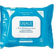 Uriage Салфетки очищающие для нормальной и смешанной кожи 25 шт.