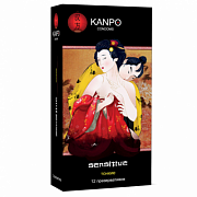 Kanpo Презервативы Сенситив тонкие 12 шт. черная упаковка