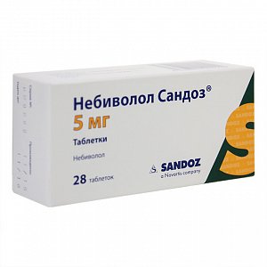 Небиволол Сандоз таблетки 5 мг 28 шт.