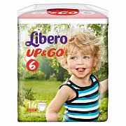 Libero Подгузники-трусики Up&Go L 13-20 кг 14 шт.