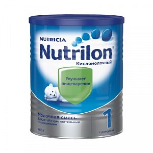 Nutrilon Кисломолочный 1 Молочная смесь с рождения 400 г