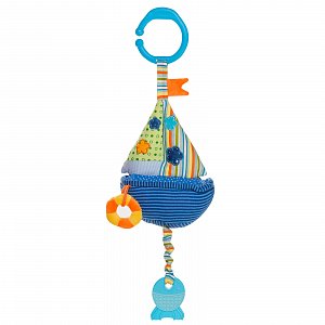 BabyOno Игрушка-подвеска Кораблик со звуком воды