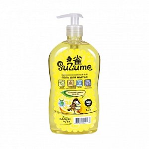 Suzume Гель для мытья овощей, фруктов, детской посуды и игрушек Сладкий лимон 420160 560 мл