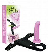 Страпон Smile Silicone Розовый