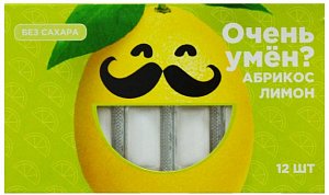 Жевательная резинка Абрикос-Лимон 12 шт