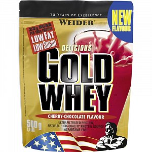 Weider Gold Whey Protein 500 г вишня-шоколад пак