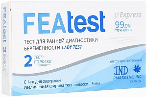 Featest Тест д/определения беременности Lady test 2 шт.