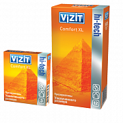 Vizit Презервативы Hi-tech Комфорт XL 12 шт.