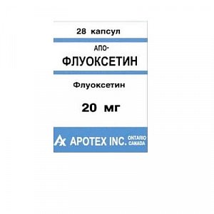 Апо-Флуоксетин капсулы 20 мг 28 шт.