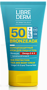 Либридерм Bronzeada Крем солнцезащитный Омега 3-6-9 с термальной водой SPF50 150 мл
