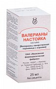 Валерианы настойка флакон 25 мл Валерианы настойка флакон 25 мл