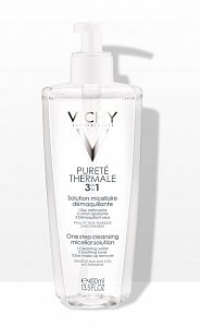 Vichy Purete Thermale Лосьон мицеллярный для снятия макияжа 3 в 1 400 мл