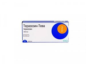 Теразозин-Тева таблетки 2 мг 30 шт.
