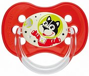Canpol Babies Пустышка круглая силиконовая 18+ Красный 22 579