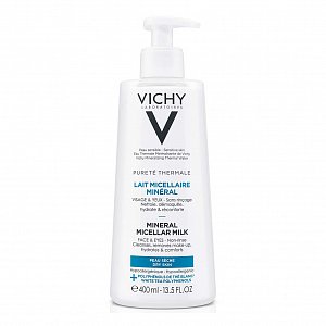 Vichy Purete Thermale Мицеллярное молочко с минералами для сухой и нормальной кожи 400 мл