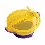 Lubby Тарелка Классика с присоской и ложкой от 6 мес.