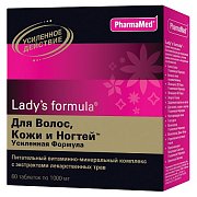 Lady's Formula Для волос, кожи и ногтей Усиленная формула таблетки 60 шт. Lady's Formula Для волос, кожи и ногтей Усиленная формула таблетки 60 шт.