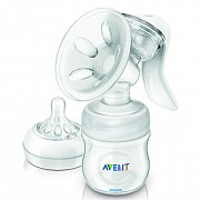 Avent SCF330 20 Ручной молокоотсос Natural + бутылочка 125 мл