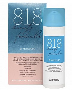 818 beauty formula estiqe крем ночной ультраувлажняющий для сухой и сверхчувствительной кожи 50 мл