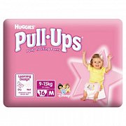 Huggies Подгузники-трусики Pull-Ups Midi для девочек 16 шт.