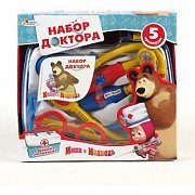 Играем Вместе MT1092MTP-DA-R Набор Доктор Маша И Медведь, В Пластиковом Чемодане Играем Вместе MT1092MTP-DA-R Набор Доктор Маша И Медведь, В Пластиковом Чемодане
