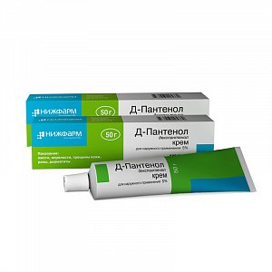 Д-Пантенол Новатенол крем для наружного применения 5% тубы 50 г 2 шт.