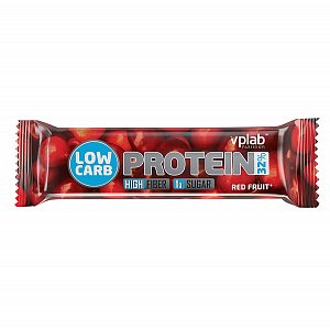 VPlab Батончик Low Carb Protein Bar 35 г Красная ягода