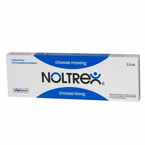 Нолтрекс материал-биополимер водосодержащий с ионами серебра, стерильный для лечения остеоартритов всех крупных суставов АРГИФОРМ 2,5 мл шприц 1 шт.