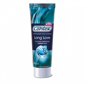 Contex Plus Гель-смазка Long Love с охлаждающим эффектом 30 мл