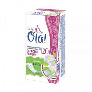 Ola Прокладки Daily Deo ежедневные Лепестки Акации 20 шт.