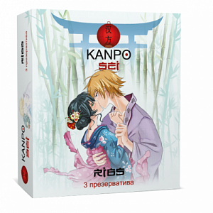 Kanpo Презервативы Sei ribbs (ребристые) 3 шт. белая упаковка