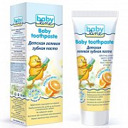 Babyline Зубная паста гелевая детская со вкусом апельсина от 2 до 10 лет 75 мл
