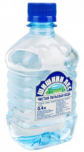 Вода Шишкин лес минеральная негазированная 0,4 л бутылка ПЭТ