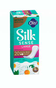 Ola Прокладки Daily Deo Large ежедневные Ромашка 20 шт.